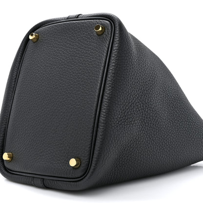 Hermes Taurillon Clemence Picotin Lock 18 PM Black 9 of 11