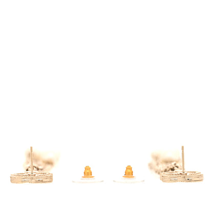 Chanel Chain Pearl CC Drop Earrings Light Gold 5 of 5
