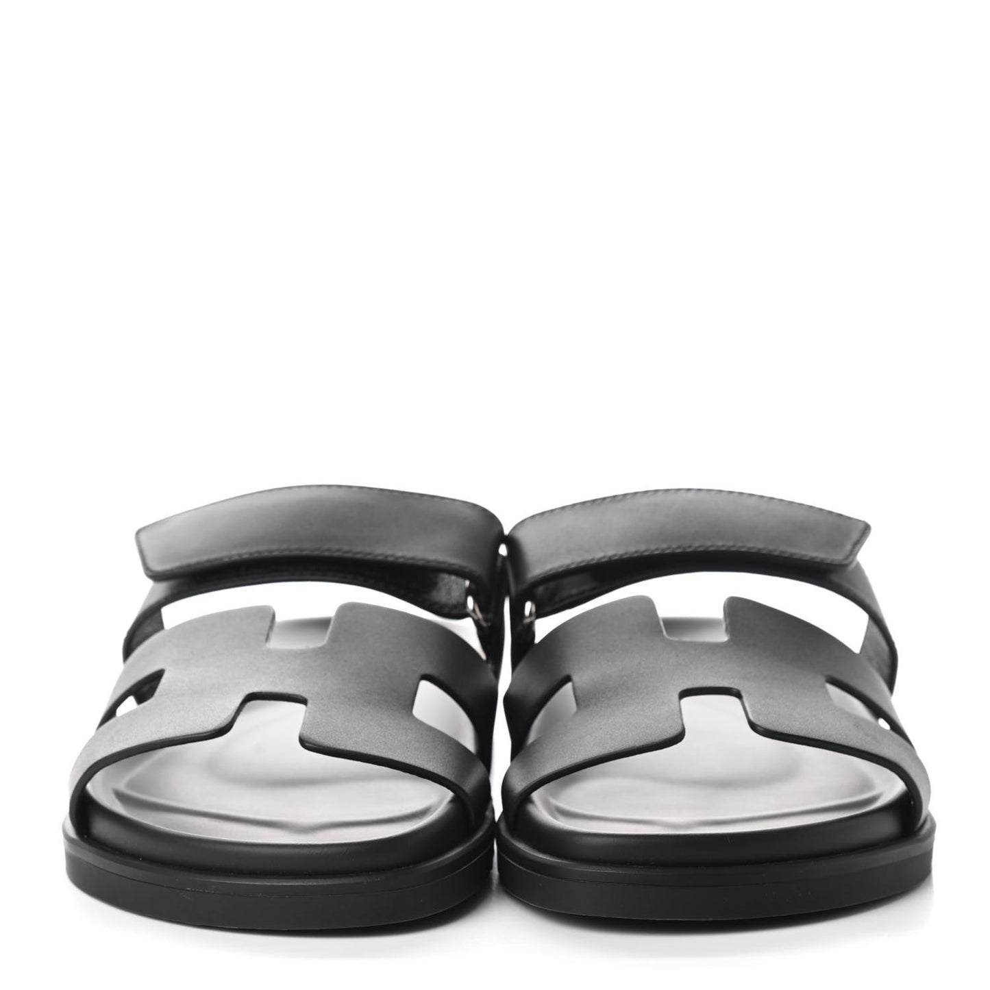 Calfskin Womens Chypre Sandals 37.5 Black