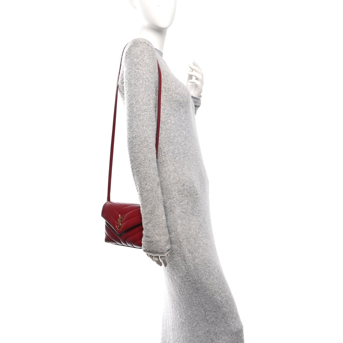 Calfskin Y Quilted Monogram Toy Loulou Monogram Crossbody Bag Rouge Legion