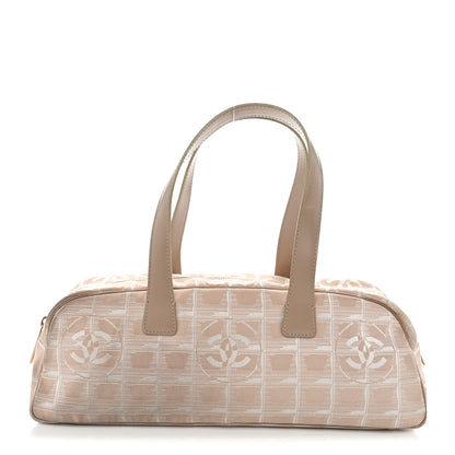 Chanel Nylon Travel Bowler Beige 1 of 9