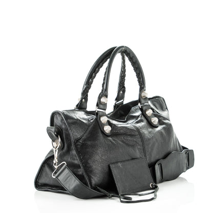 Balenciaga Agneau Giant 21 Silver Hardware Part Time Black 3 of 8