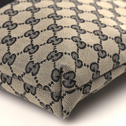 Gucci GG Supreme Monogram Web Flat Messenger Bag Navy 9 of 9