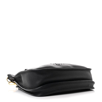 Hermes Taurillon Clemence Evelyne III PM Black 4 of 10