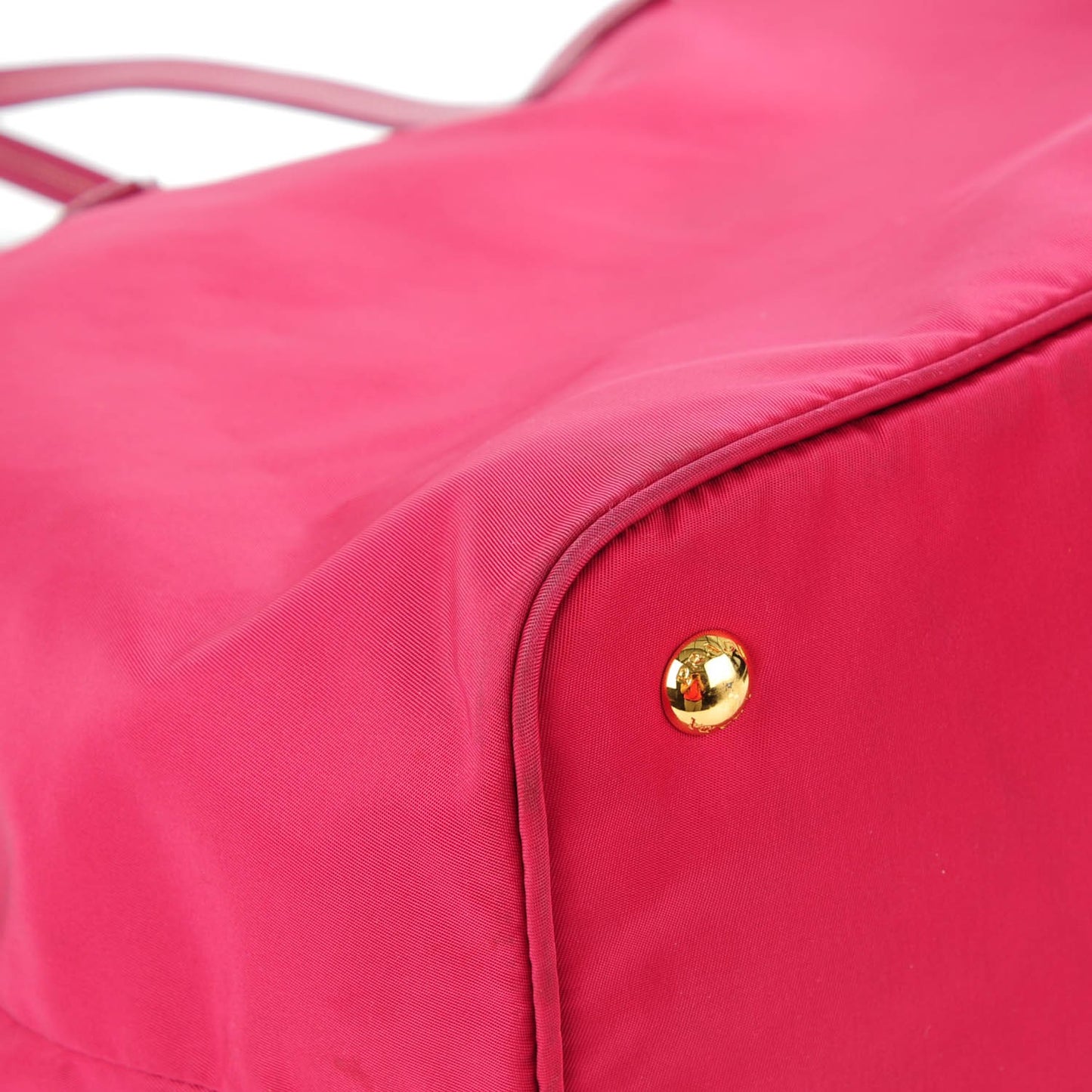 Tessuto Nylon Saffiano Tote Ibisco