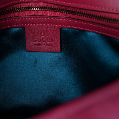 Gucci Velvet Matelasse Small GG Marmont Shoulder Bag Light Raspberry Rose 13 of 20