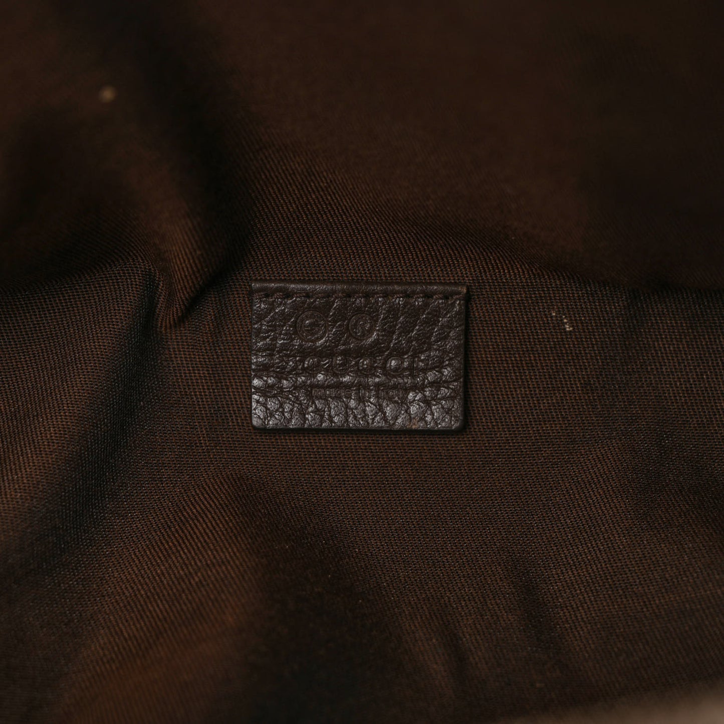 Monogram Dollar Calfskin Waist Pouch Beige Ebony Testa di Moro Marrone Scuro