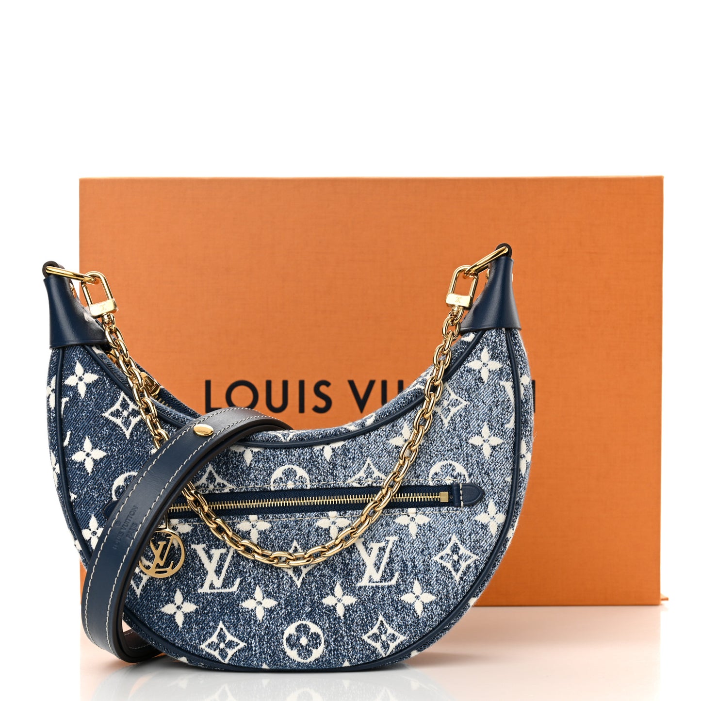 Monogram Jacquard Denim Loop Bleu