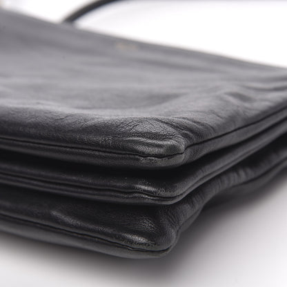 Celine Goatskin Large Trio Crossbody Bag Black 9 of 13