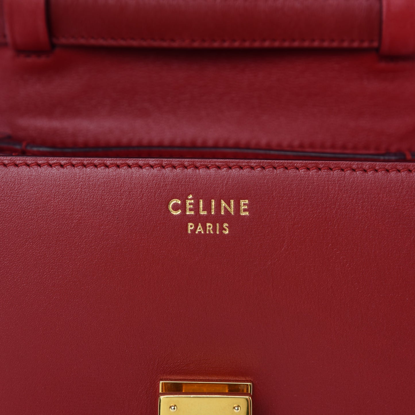 Smooth Calfskin Small Classic Box Flap Bag Red