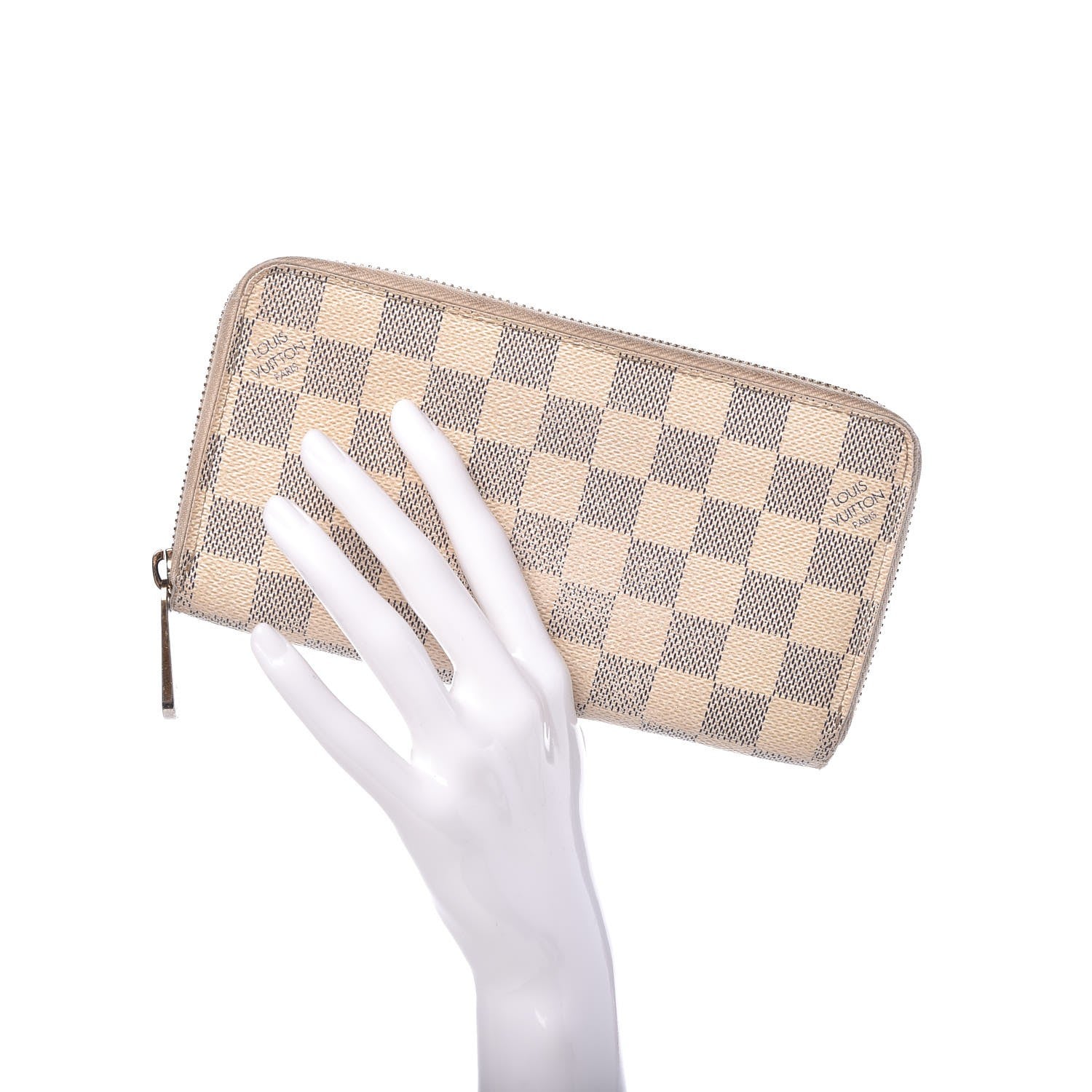 Louis Vuitton Damier Azur Zippy Wallet 2 of 17