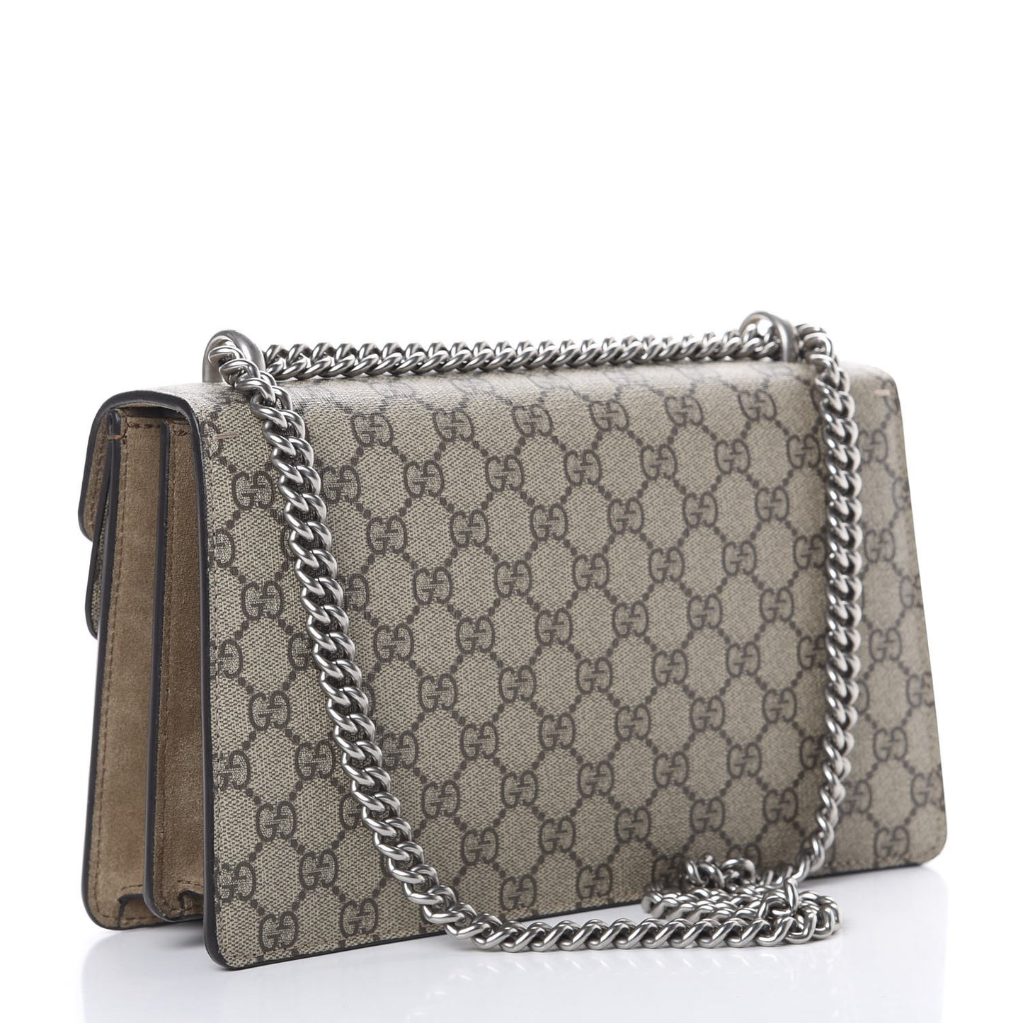 GG Supreme Monogram Small Dionysus Shoulder Bag Taupe