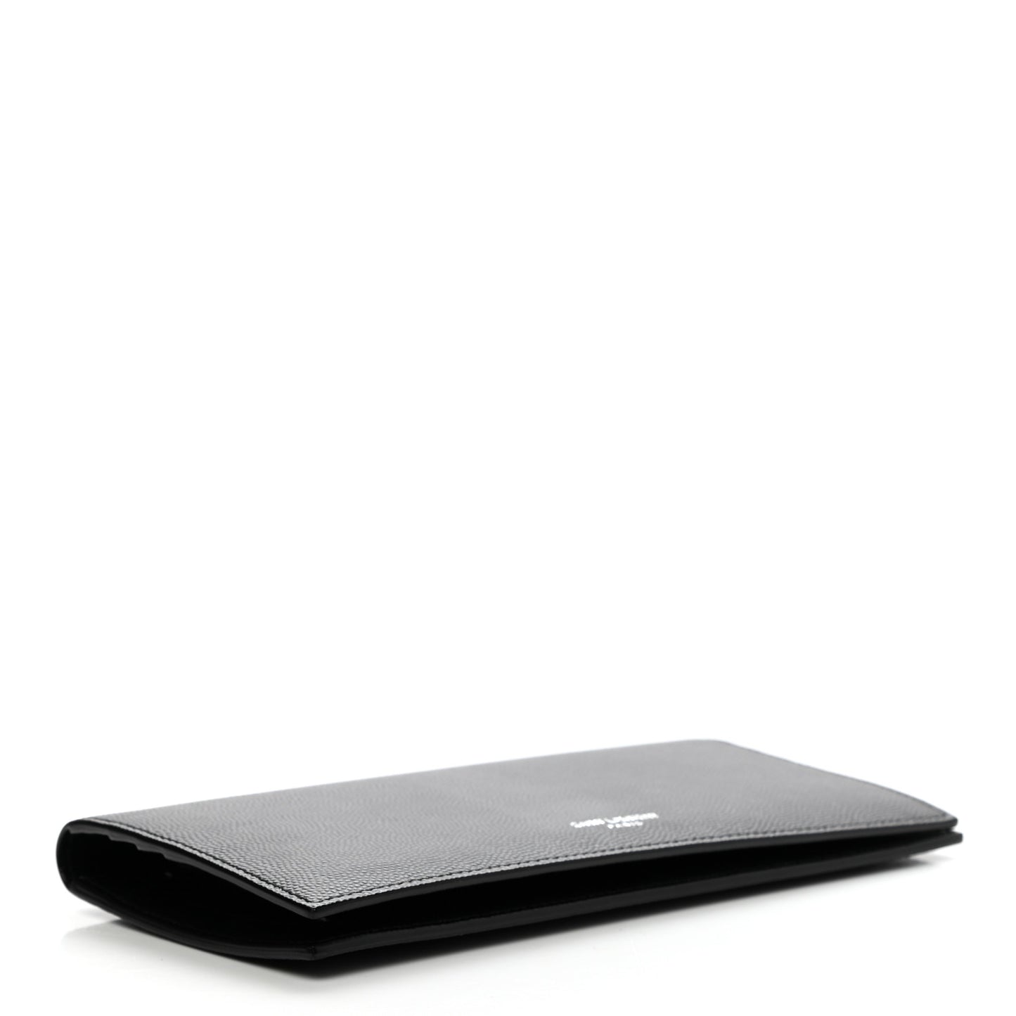 Grain De Poudre Foldover Logo Wallet Black