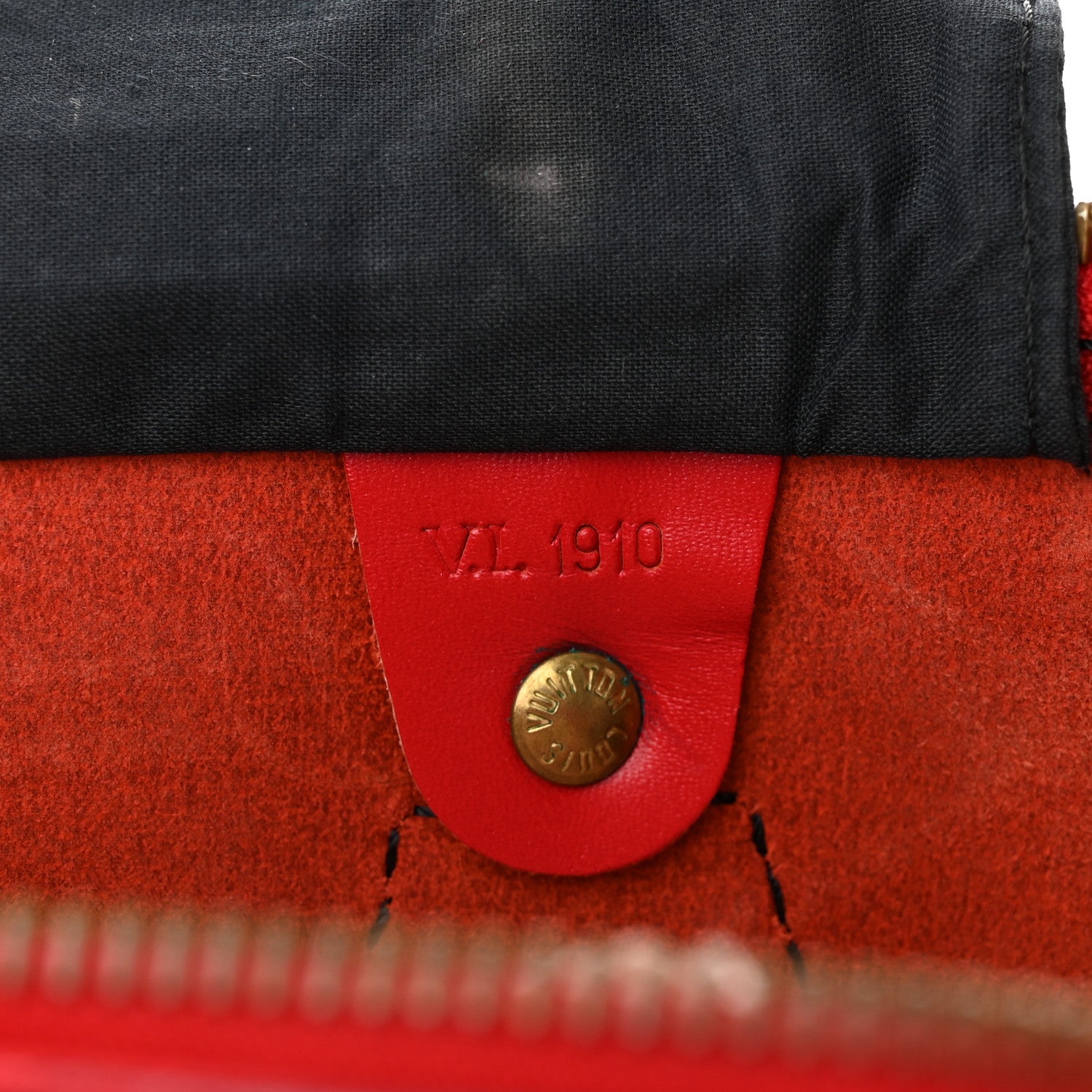 Louis Vuitton Epi Speedy 40 Castillan Red 7 of 15