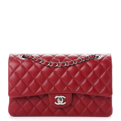 Chanel Caviar Quilted Medium Double Flap Red 1 of 9