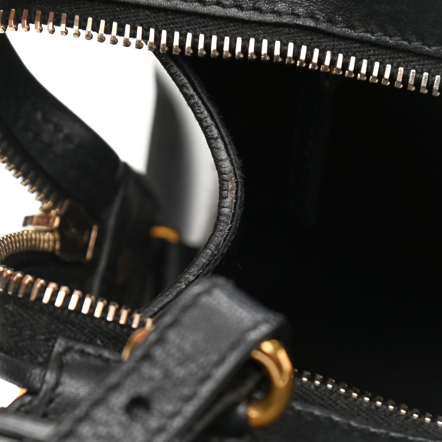 Textured Calfskin Small Cabas ChYc Black