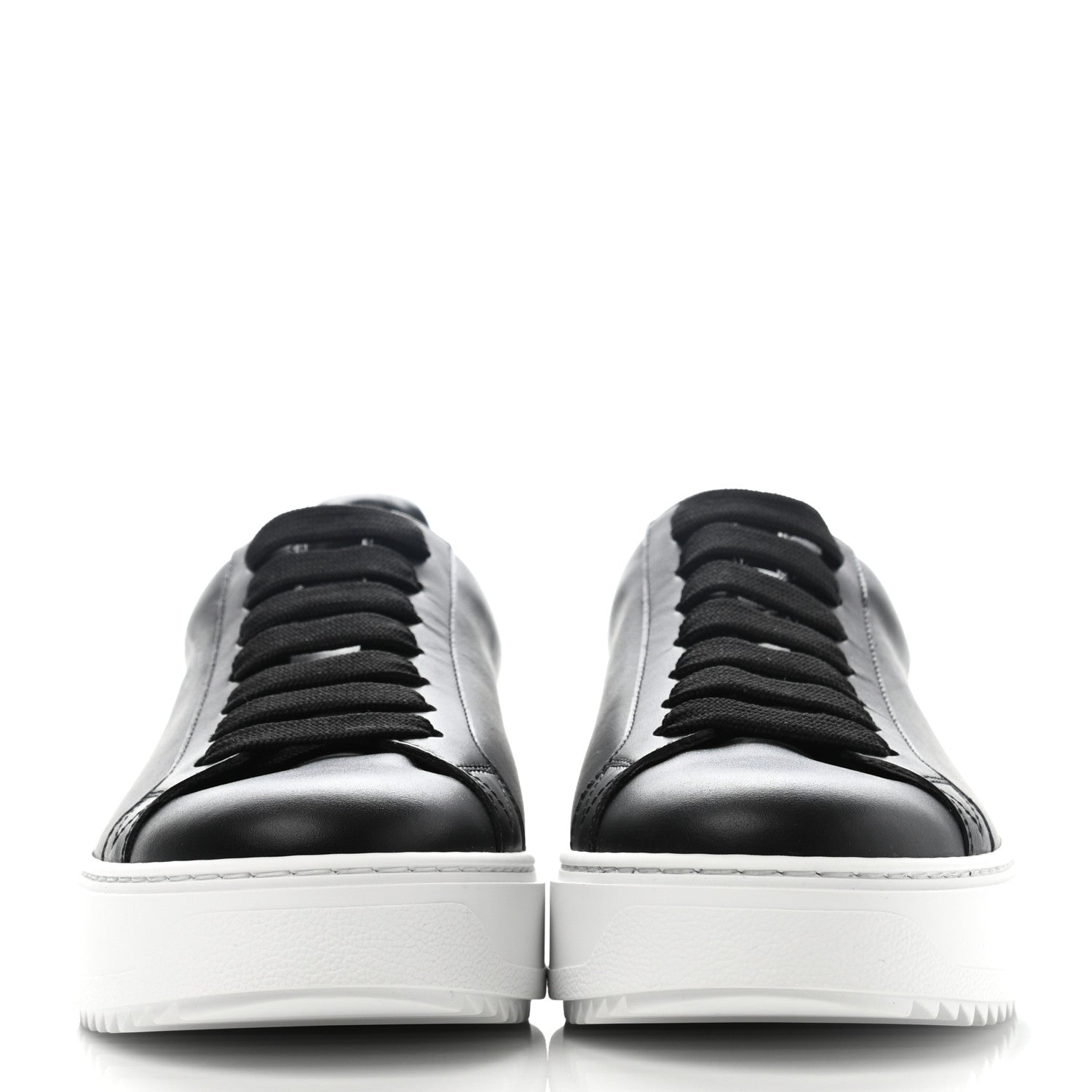 Louis Vuitton Calfskin Time Out Sneakers 39.5 Black 2 of 9