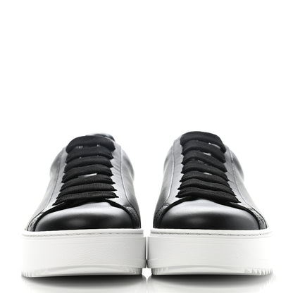 Louis Vuitton Calfskin Time Out Sneakers 39.5 Black 2 of 9