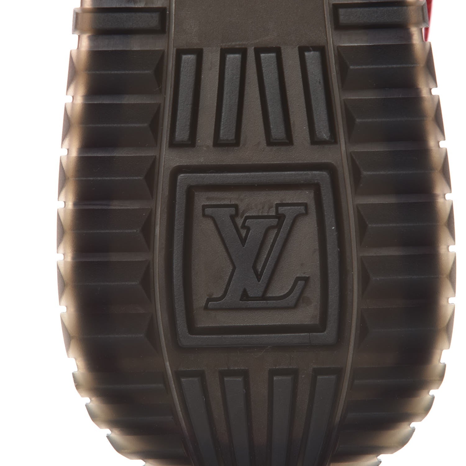 Louis Vuitton Suede Calfskin Run Away Sneakers 37.5 Rouge 6 of 12