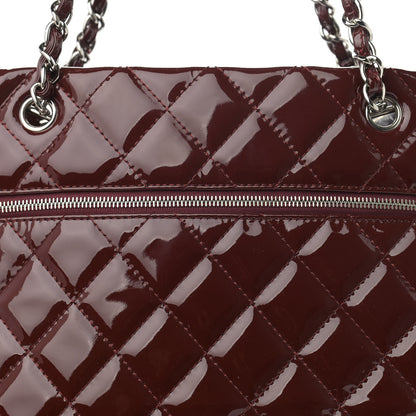 Chanel Patent Quilted Large Chic and Glitter Tote Dark Red 8 of 11