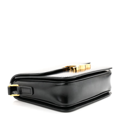 Celine Shiny Calfskin Small Triomphe Black 4 of 10