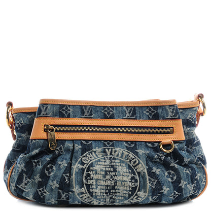 Louis Vuitton Denim Raye Porte Epaule MM 1 of 8