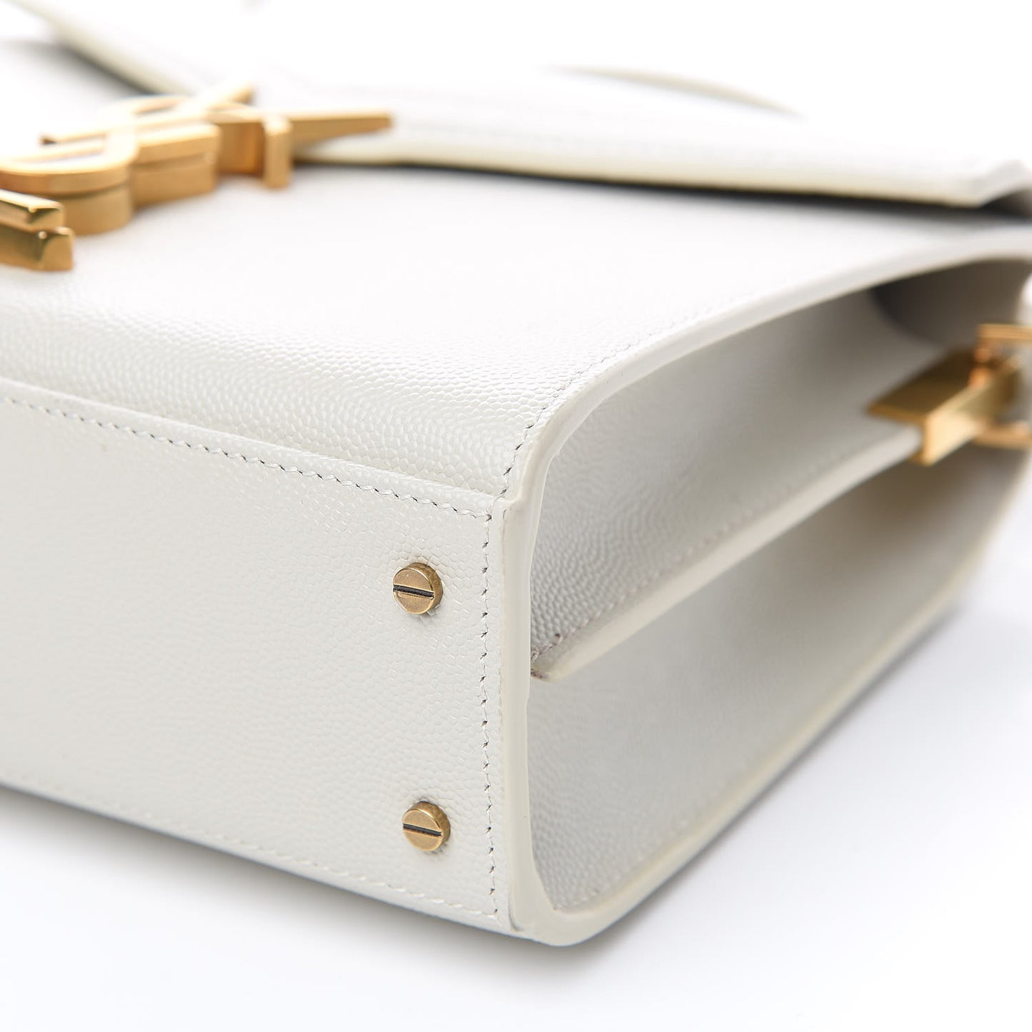 Grain de Poudre Mini Classic Monogram Cassandra Top Handle Vintage White