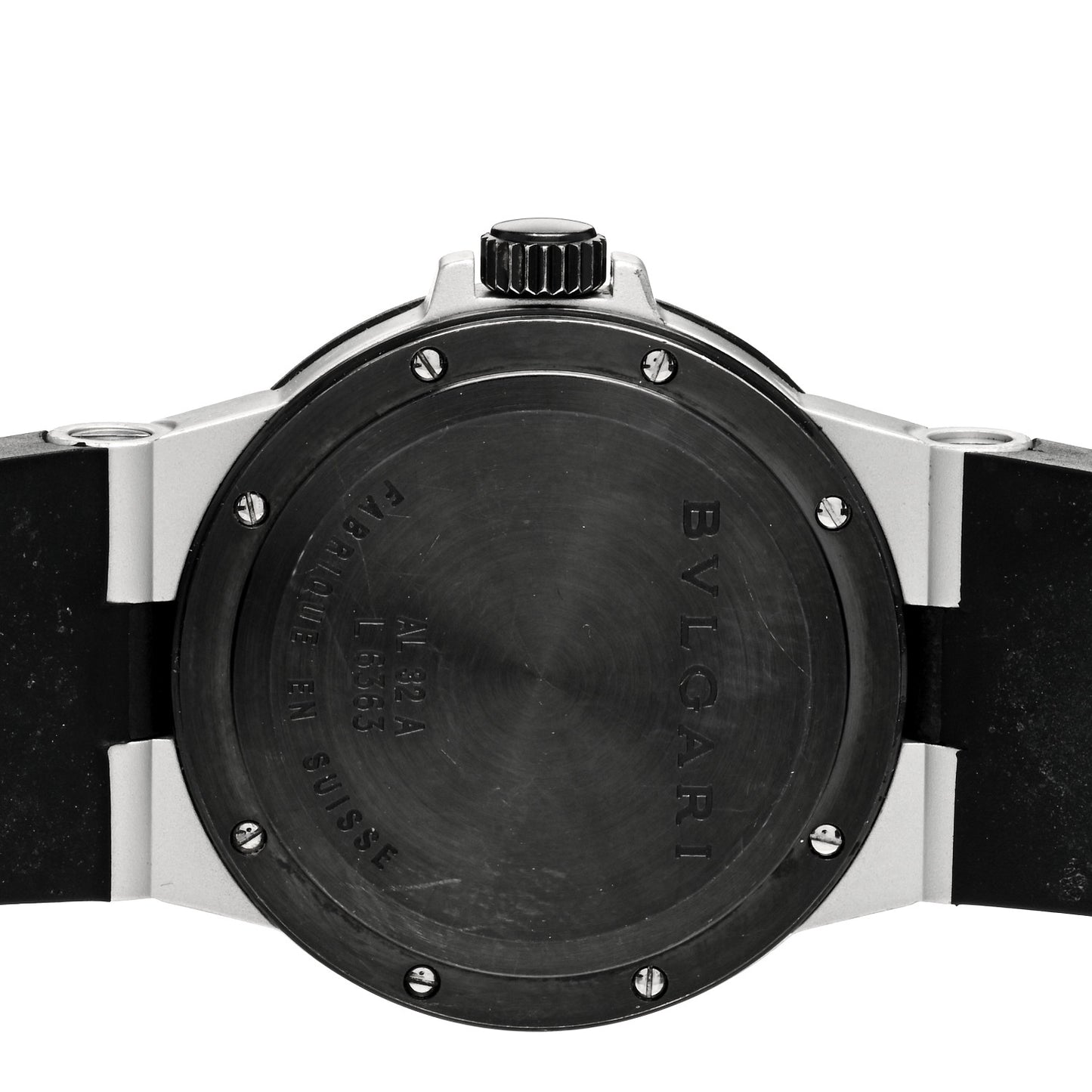 Aluminum Rubber 32mm Diagono Quartz Watch