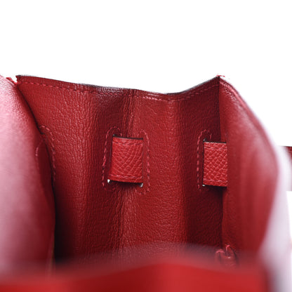 Hermes Epsom Kelly Sellier 32 Rouge Casaque 22 of 37