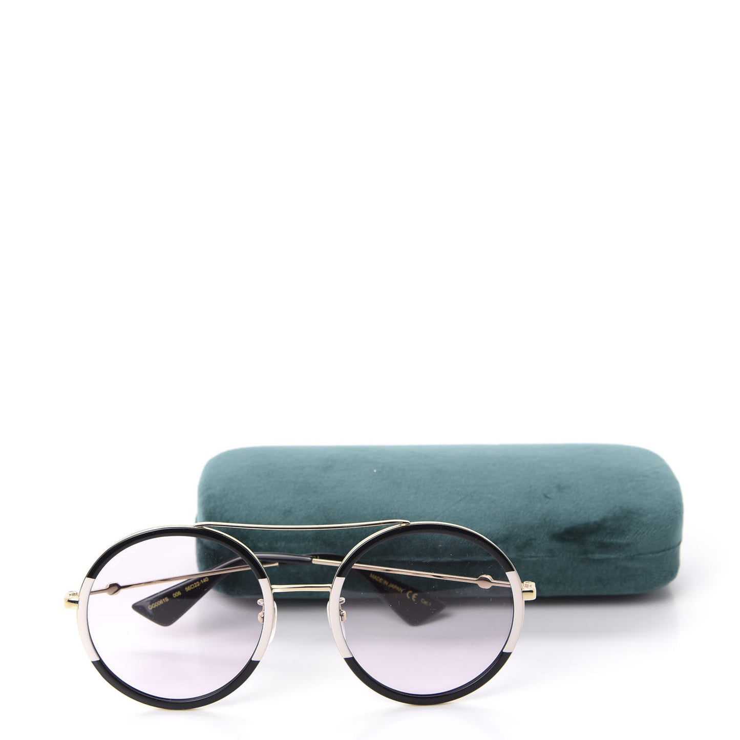 Round Sunglasses GG 0061S Gold Pink