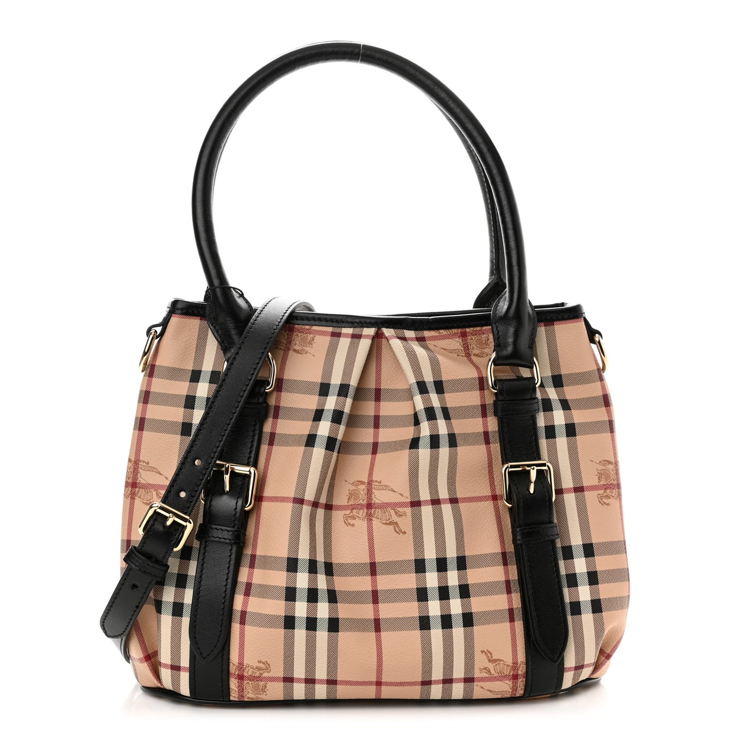 Haymarket Check Small Northfield Tote Chocolate