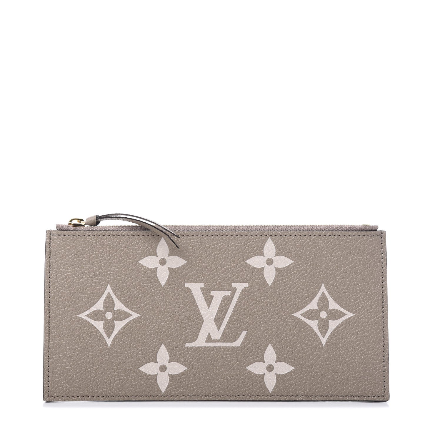 Empreinte Monogram Giant Pochette Felicie Zippered Insert Tourterelle Creme
