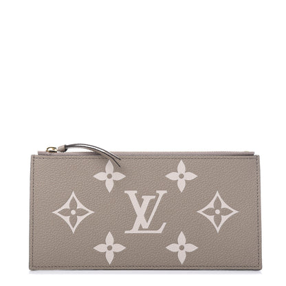Louis Vuitton Empreinte Monogram Giant Pochette Felicie Zippered Insert Tourterelle Creme 1 of 5