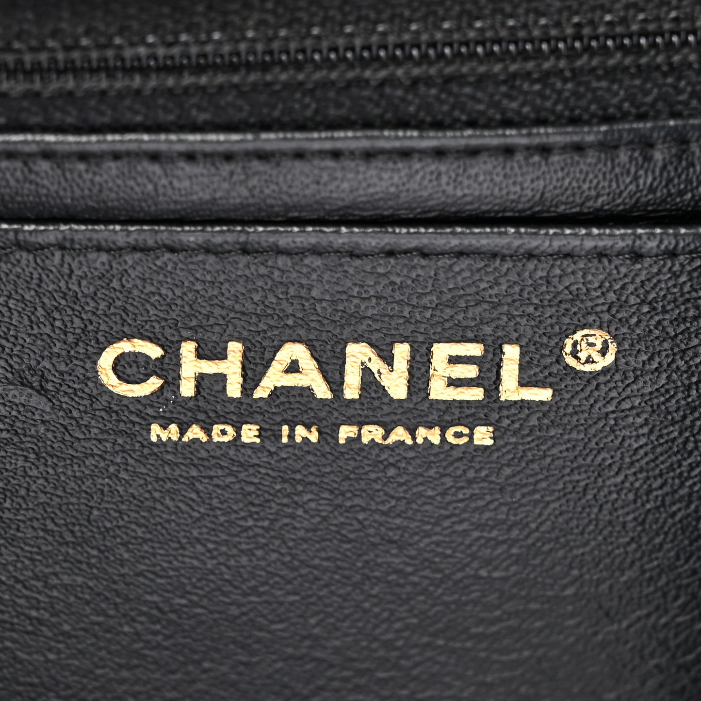 Lambskin Quilted Mini Coco Charms Rectangular Flap Black