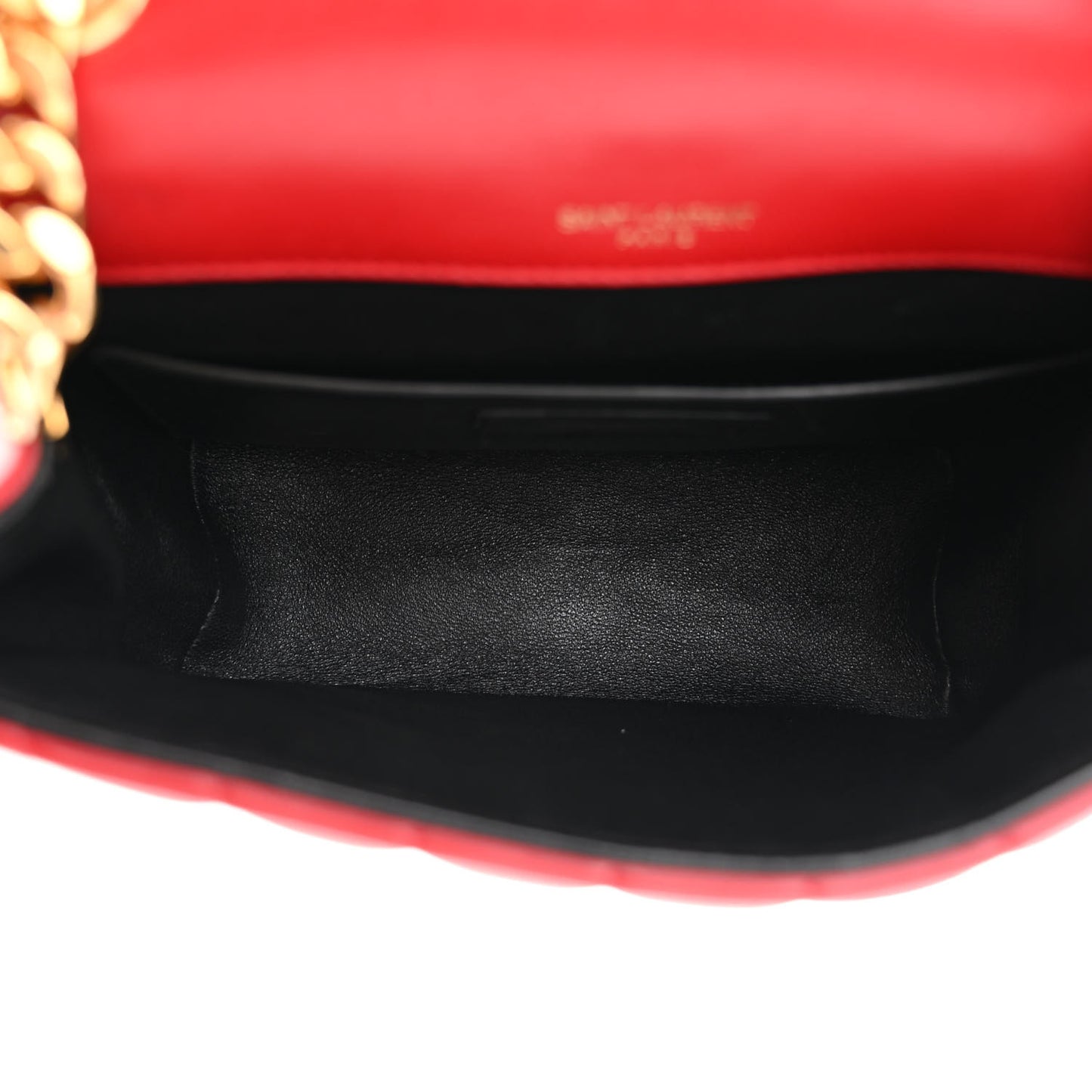 Lambskin Matelasse Monogram Medium Vicky Chain Bag Rouge Eros