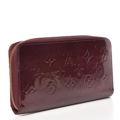 Louis Vuitton Vernis Zippy Wallet Rouge Fauviste 3 of 9