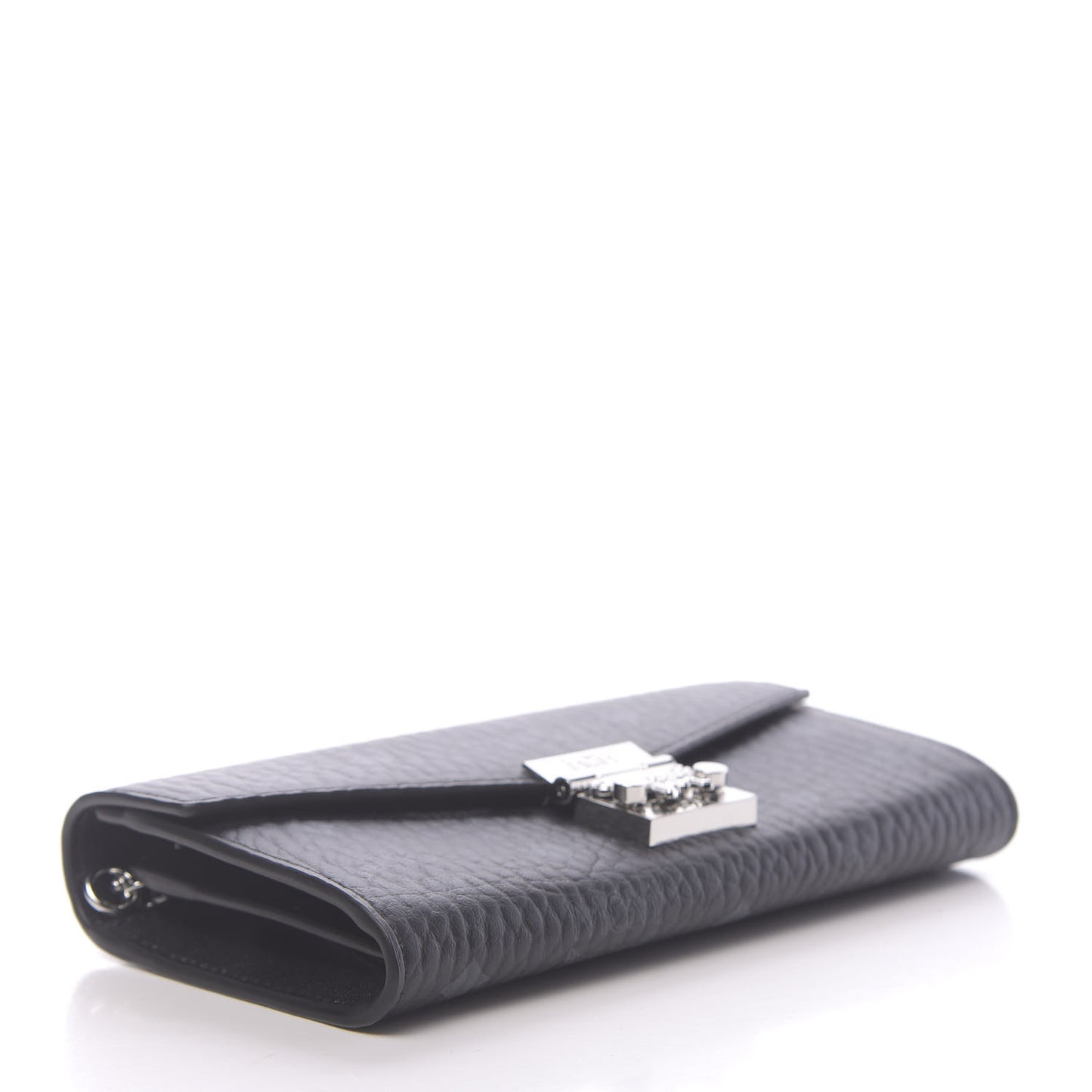 Visetos Large Patricia Wallet On Chain Black