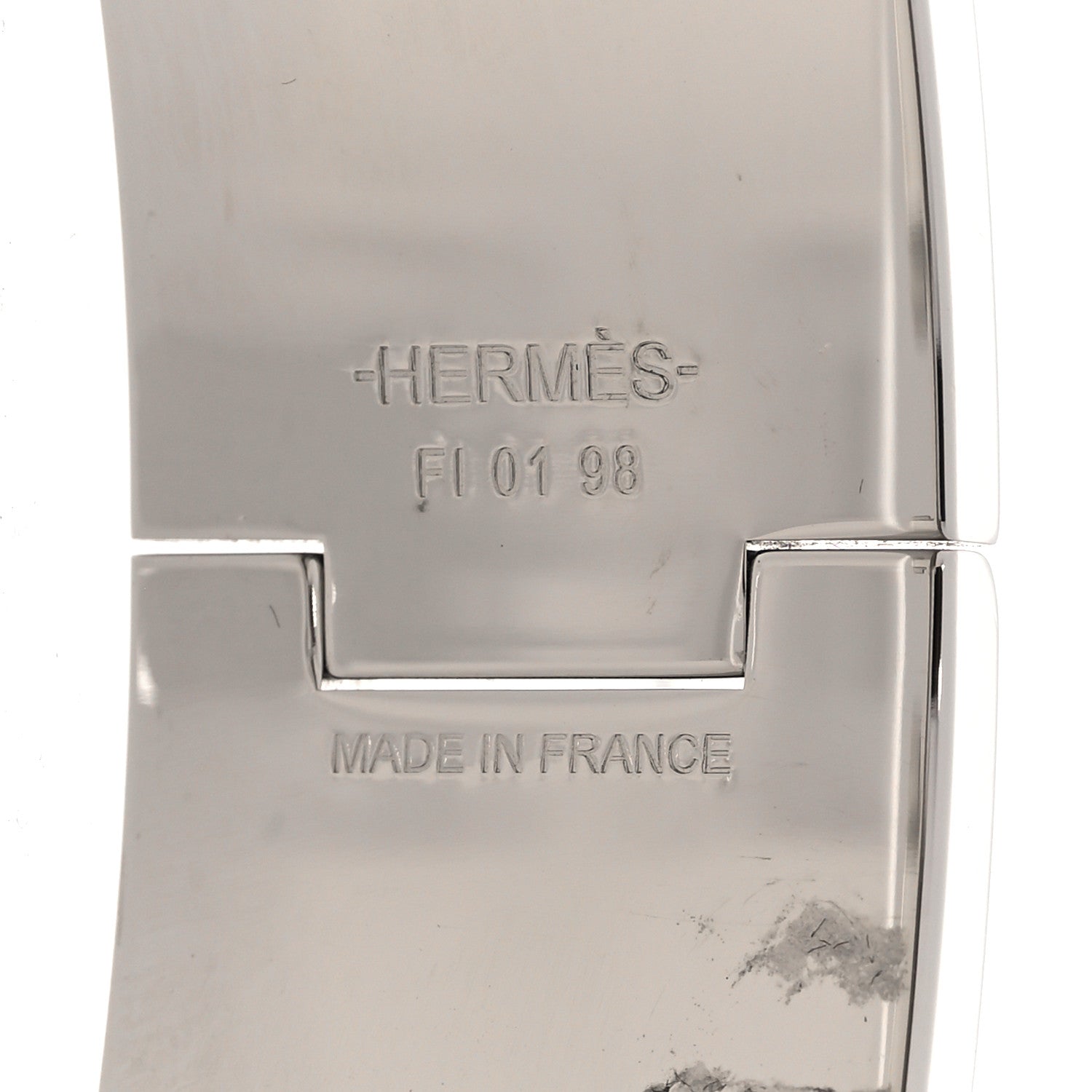 Hermes Enamel Wide Clic Clac H Bracelet GM Rose Dragee 5 of 5