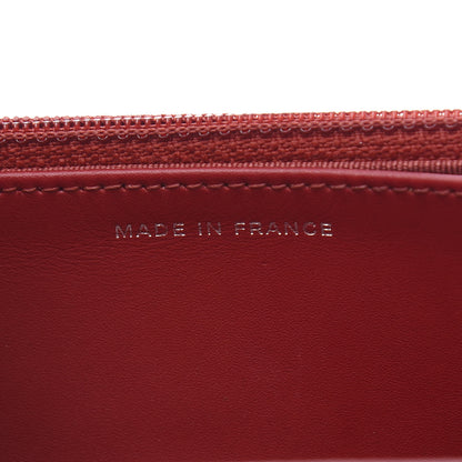 Chanel Caviar Quilted Wallet on Chain WOC Red 6 of 11