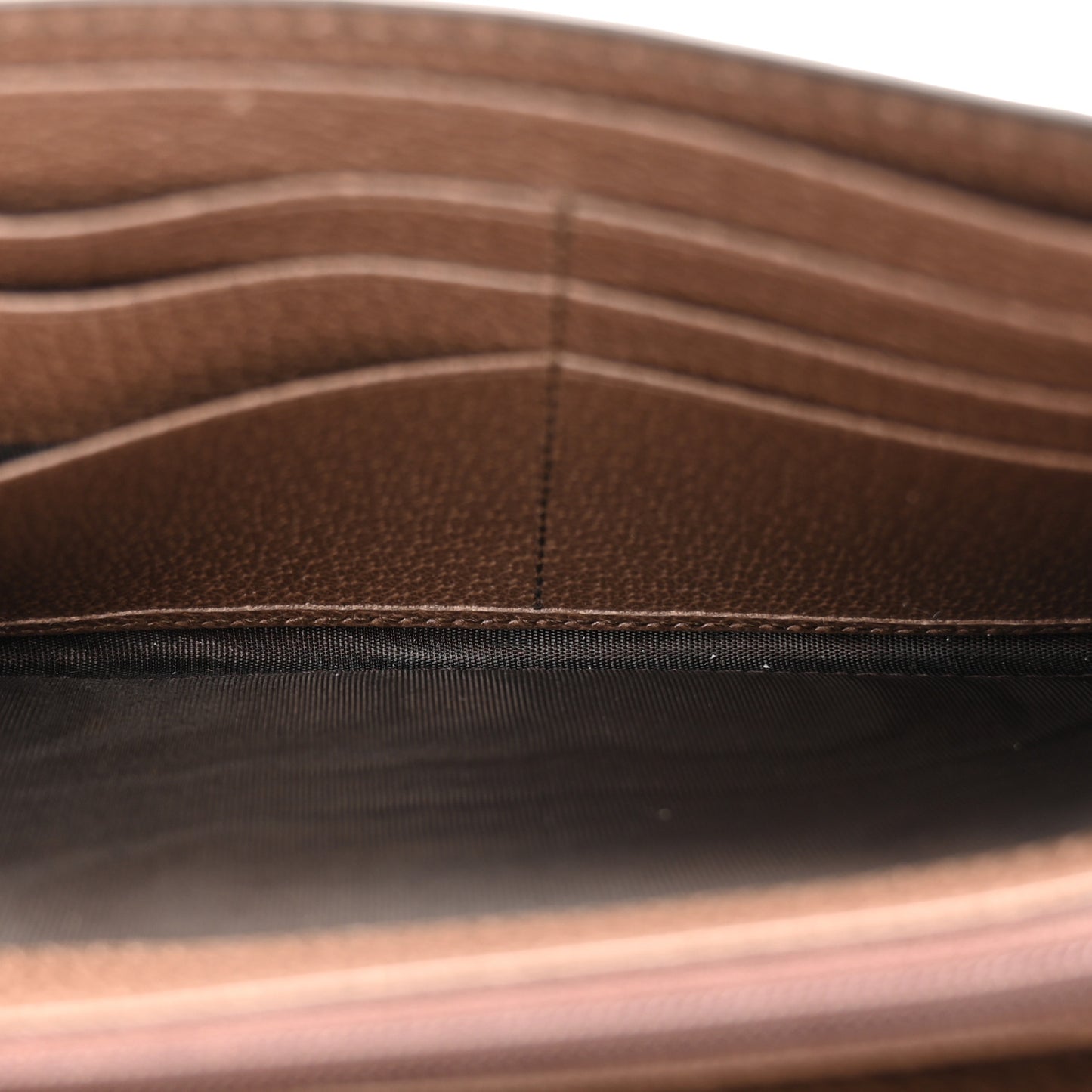 GG Supreme Monogram Web Ophidia Continental Wallet Brown