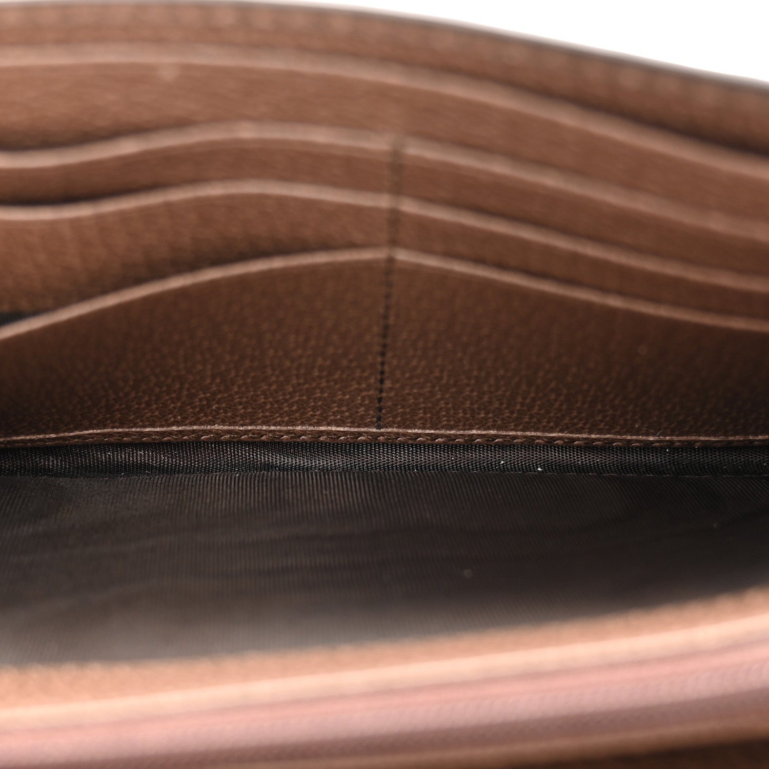 Gucci GG Supreme Monogram Web Ophidia Continental Wallet Brown 5 of 9