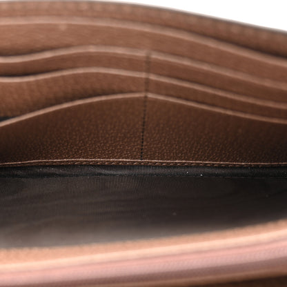 Gucci GG Supreme Monogram Web Ophidia Continental Wallet Brown 5 of 9