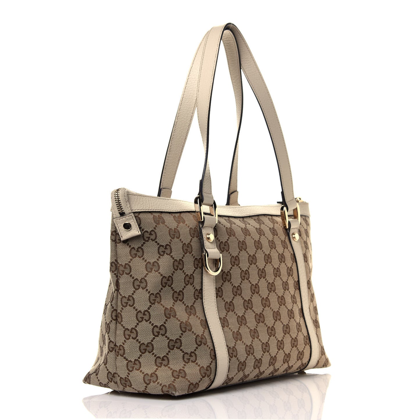 Monogram Medium Abbey Tote Off White
