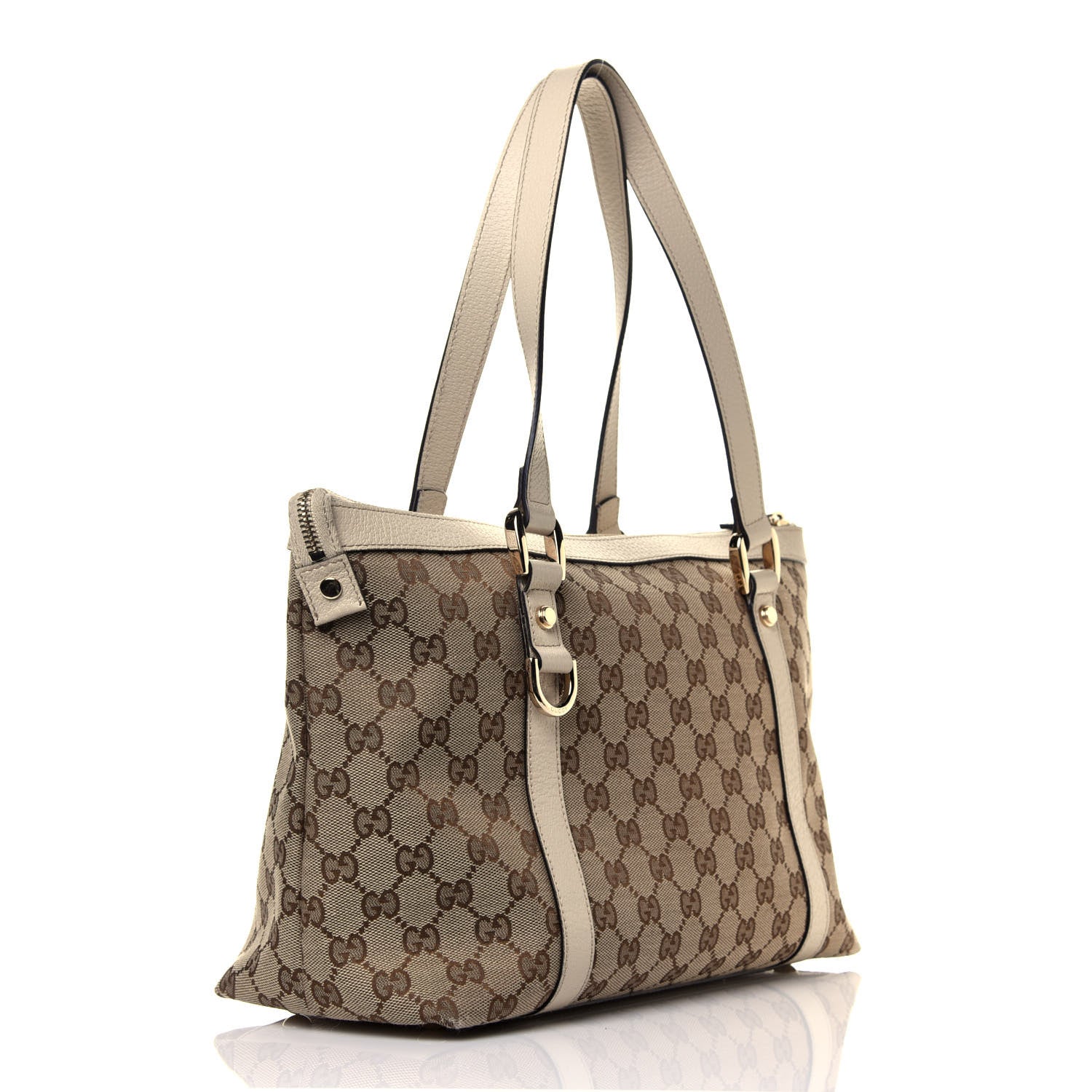 Gucci Monogram Medium Abbey Tote Off White 3 of 10
