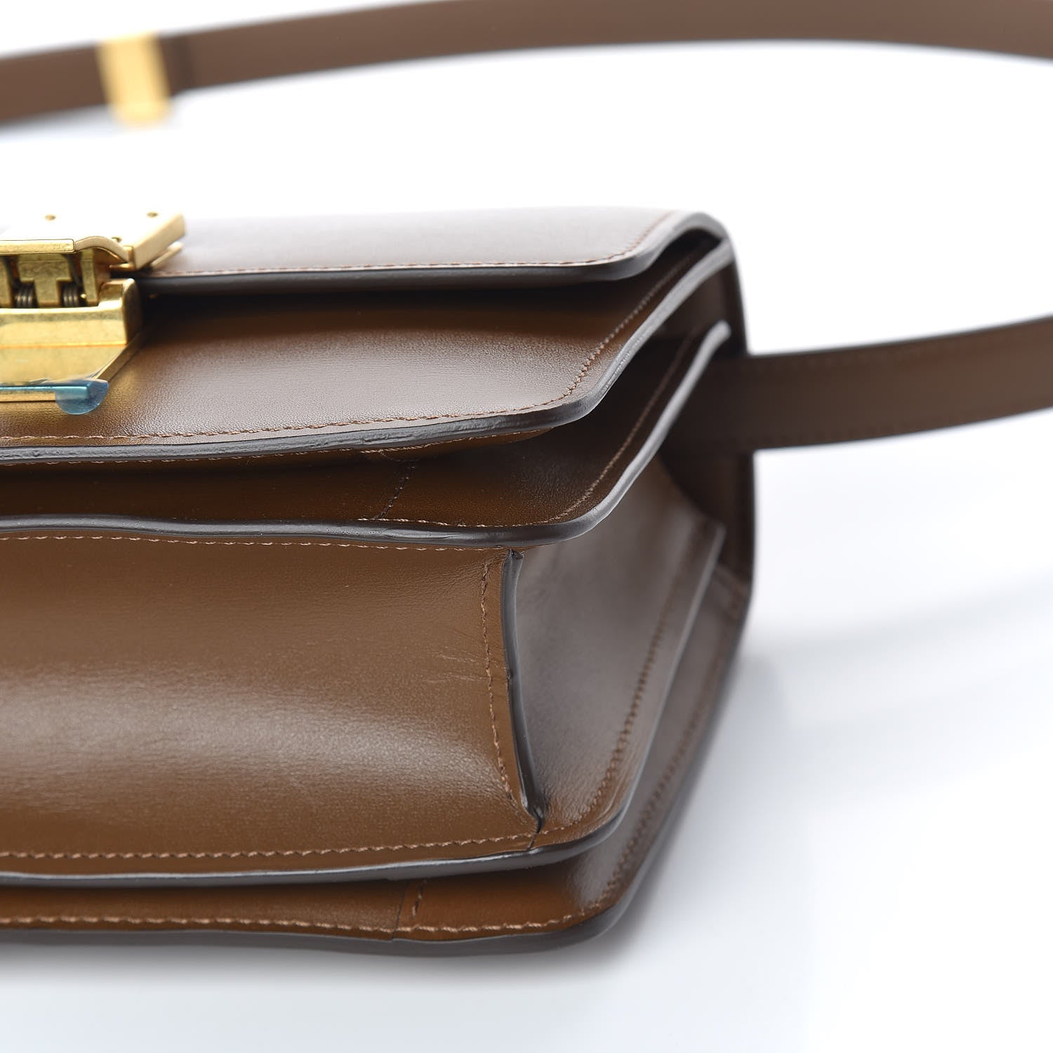 Celine Box Calfskin Small Classic Box Flap Bag Camel 10 of 10
