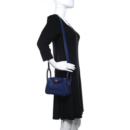 Hermes Swift Mini Lindy 20 Bleu Saphir 2 of 9