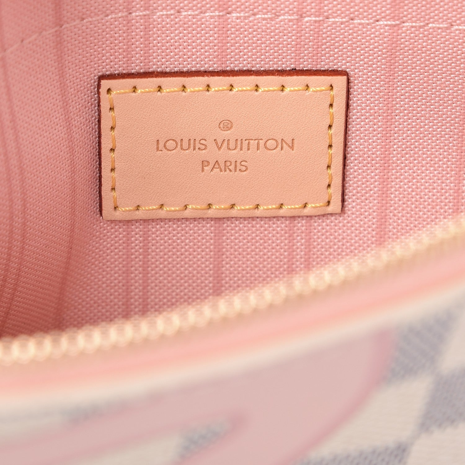 Louis Vuitton Damier Azur Tahitienne Neverfull MM GM Pochette 6 of 8
