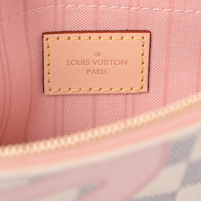 Louis Vuitton Damier Azur Tahitienne Neverfull MM GM Pochette 6 of 8
