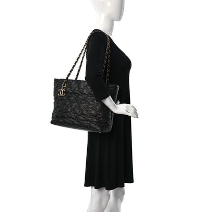 Chanel Caviar Stitched Tote Black 2 of 13