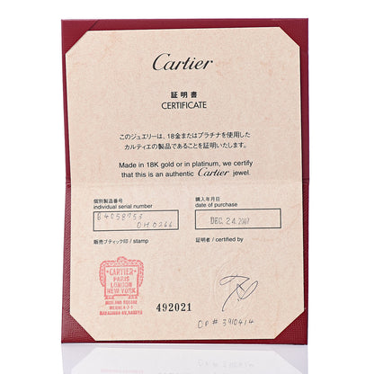 Cartier 18K White Gold Diamond Lanieres Ring 53 6.25 5 of 5